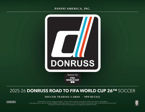 Panini: 2025 Donruss Road to World Cup Soccer Blaster Box