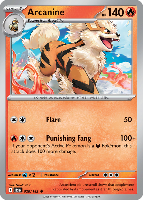 Arcanine - 028/182