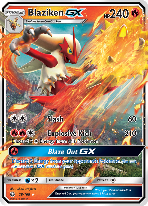Blaziken GX - 28/168