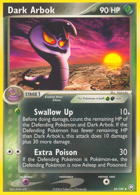 Dark Arbok - 29/109