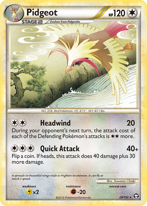 Pidgeot - 29/102