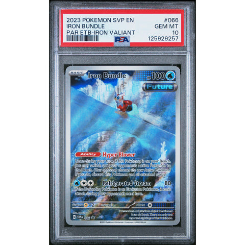 2023 POKEMON BLACK STAR PROMO IRON BUNDLE SVP066 PSA 10