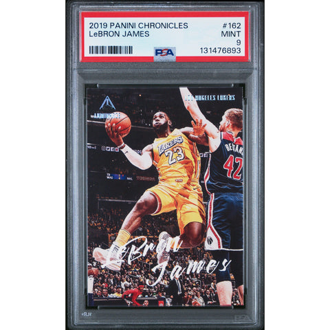 2019 PANINI PANINI CHRONICLES LEBRON JAMES 162 PSA 9