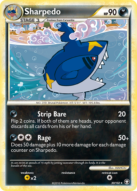 Sharpedo - 30/102