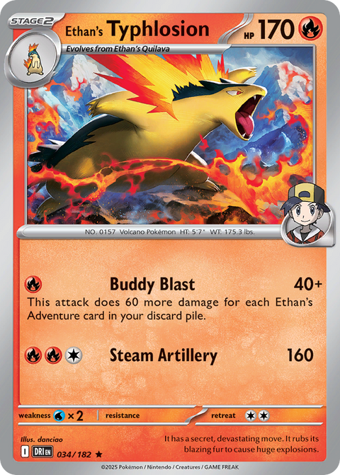 Ethan's Typhlosion - 034/182