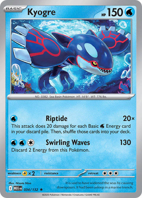 Kyogre - 034/132