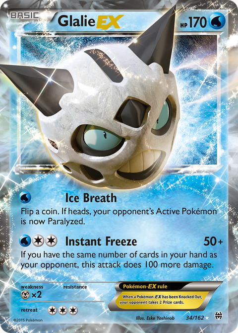 Glalie EX - 34/162
