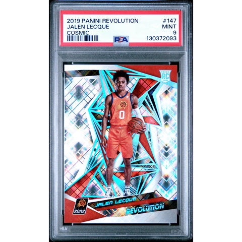 2019 PANINI REVOLUTION JALEN LECQUE COSMIC 147 PSA 9