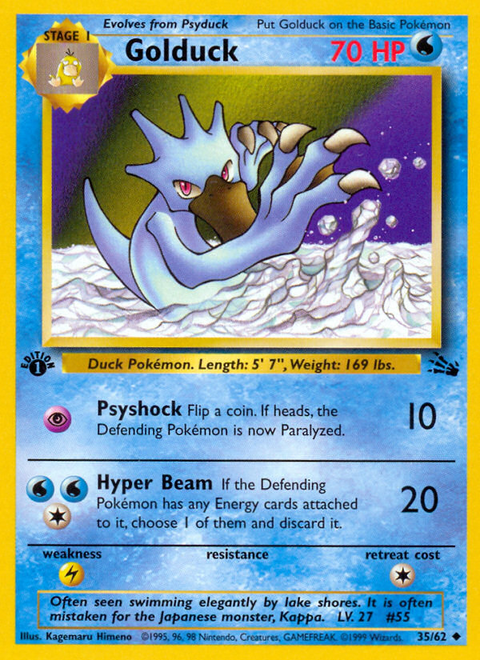 Golduck - 35/62 (1st Edition)