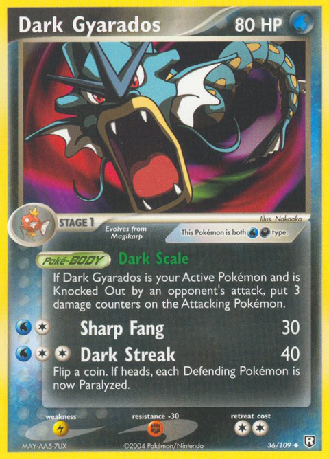 Dark Gyarados - 36/109