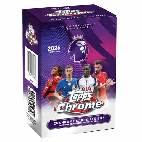 Topps: 2026 Chrome EPL Premier League Soccer Value Box