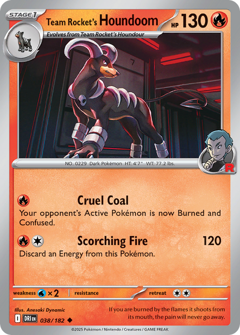 Team Rocket's Houndoom - 038/182