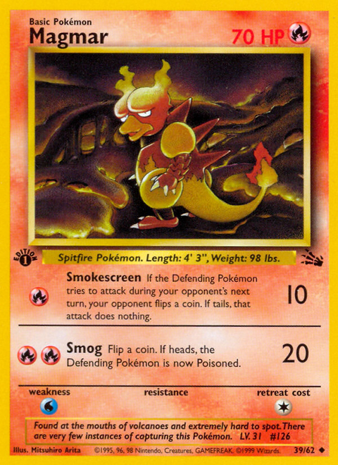 Magmar - 39/62 (1st Edition)