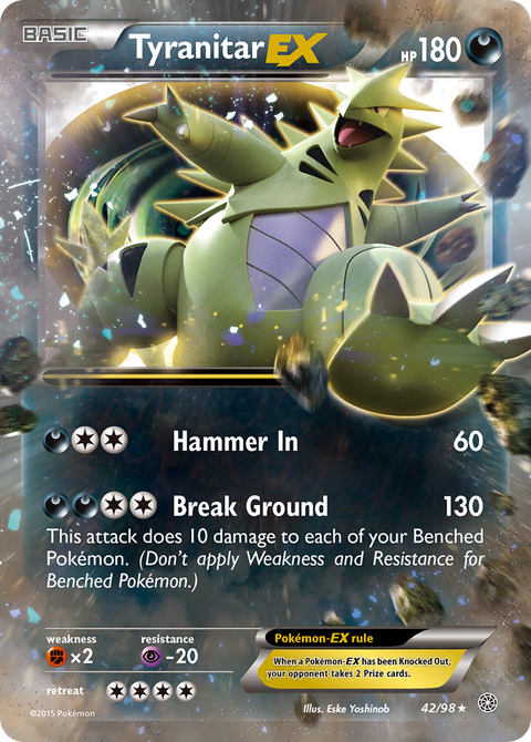 Tyranitar EX - 42/98