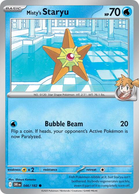 Misty's Staryu - 046/182