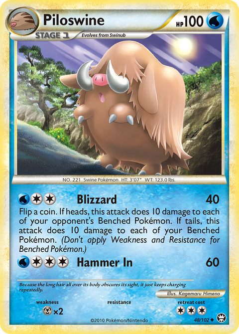 Piloswine - 48/102