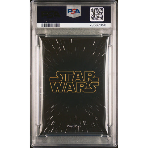 2023 STAR WARS GLOBAL ART JPN LUKE SKYWALKER 001 PSA 8