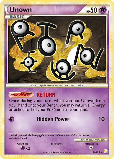 Unown - 54/123