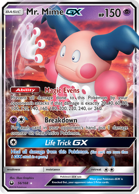 Mr. Mime GX - 56/168