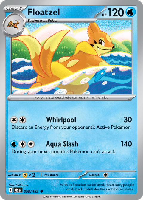 Floatzel - 058/182