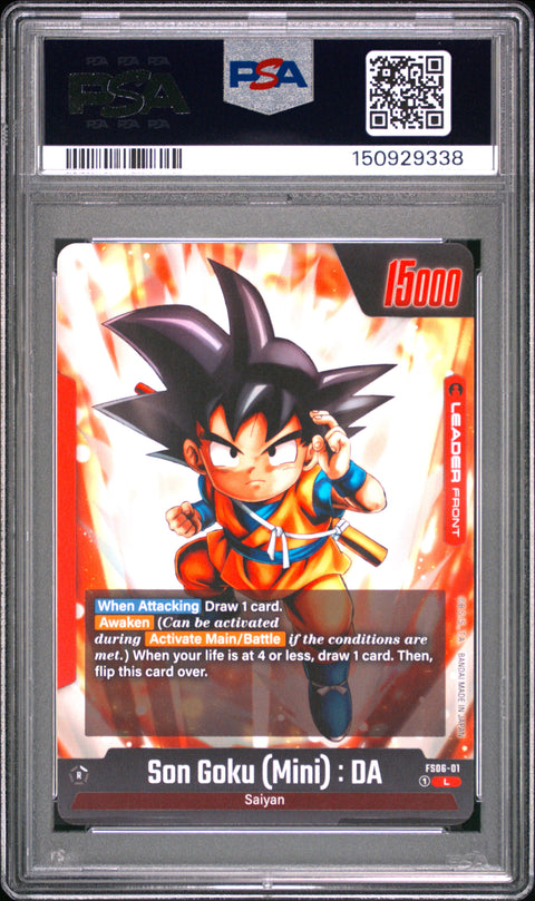 2024 DRAGON BALL SON GOKU (MINI) : DA FS06-01/97 PSA 10
