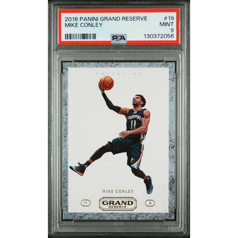 2016 PANINI PANINI GRAND RESERVE MIKE CONLEY 19 PSA 9