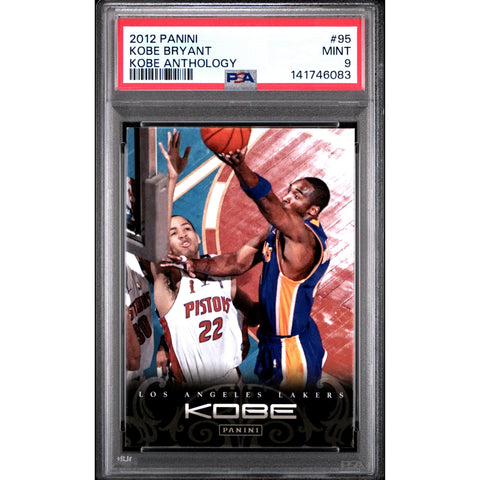 2012 PANINI PANINI KOBE ANTHOLOGY KOBE BRYANT 95 PSA 9
