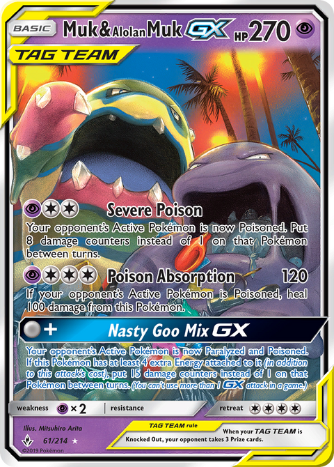 Muk & Alolan Muk Tag Team GX - 61/214