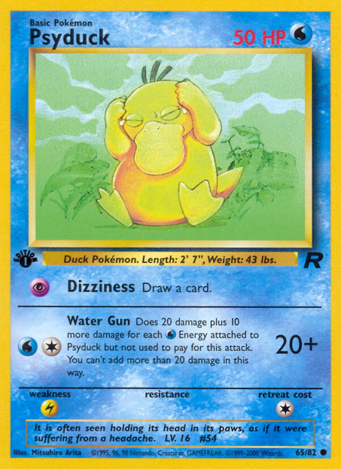 Psyduck - 65/82 (1st Edition)