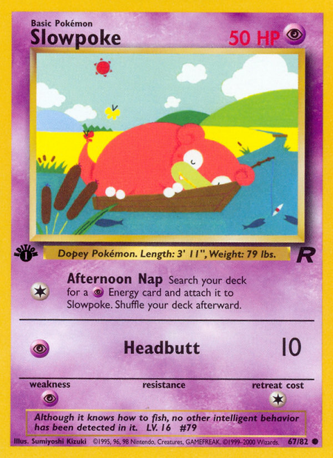 Slowpoke - 67/82 (1st Edition)