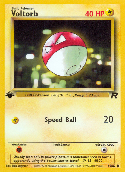 Voltorb - 69/82 (1st Edition)