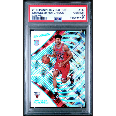 2018 PANINI PANINI REVOLUTION CHANDLER HUTCHISON COSMIC 117 PSA 10