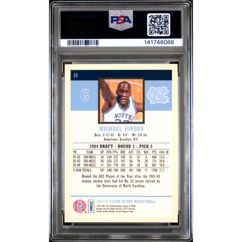 2013 FLEER FLEER RETRO MICHAEL JORDAN 40 PSA 9
