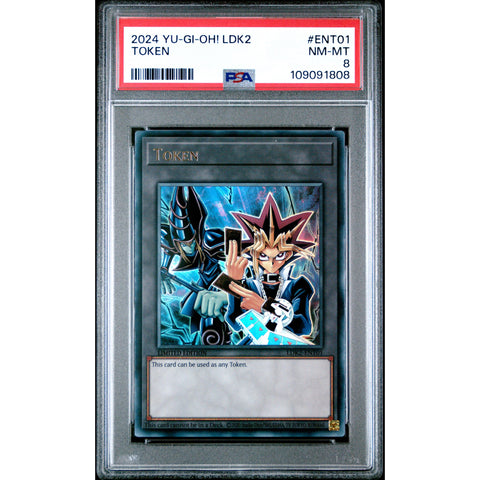 2024 YU-GI-OH LEGENDARY DECKS II TOKEN YUGI ENT01 PSA 8