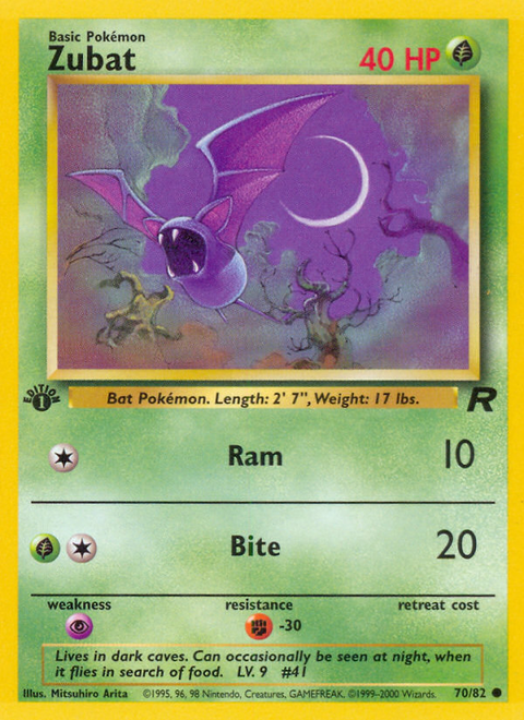 Zubat - 70/82 (1st Edition)