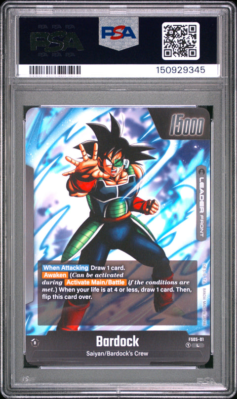 2024 DRAGON BALL BARDOCK FS05-01/97 PSA 10