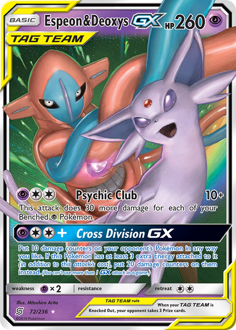 Espeon & DeoxysTag Team GX - 72/236