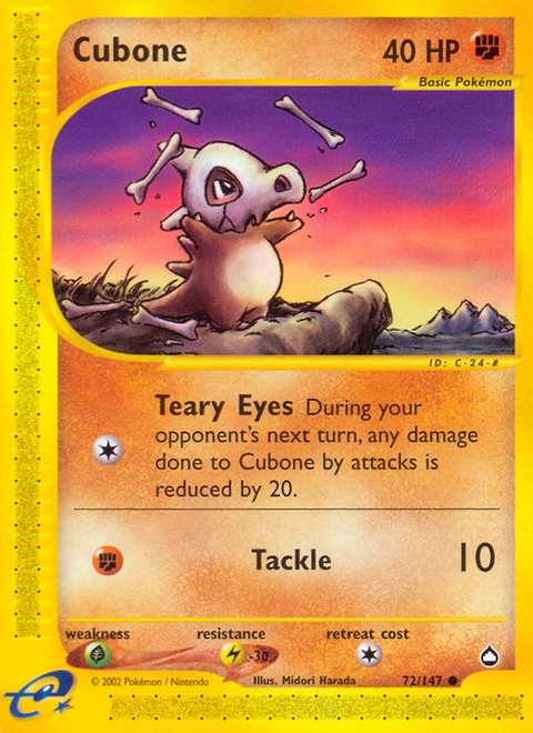 Cubone - 72/147