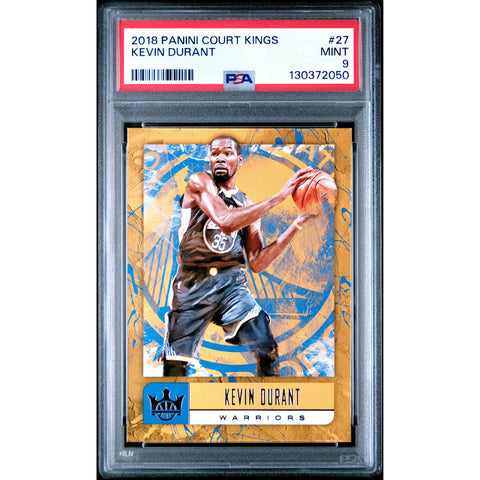 2018 PANINI PANINI COURT KINGS KEVIN DURANT 27 PSA 9