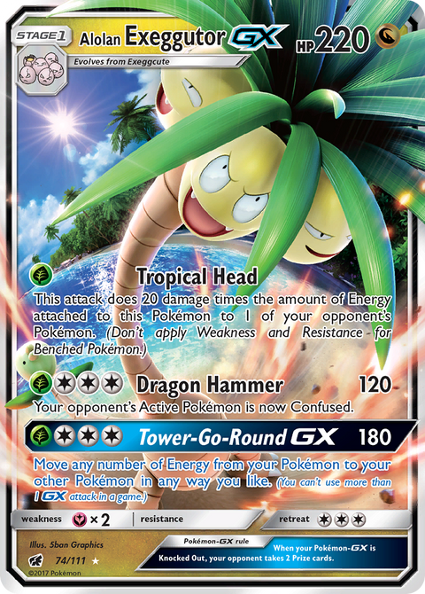 Alolan Exeggutor GX - 74/111
