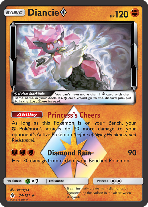 Diancie Prism Star - 74/131
