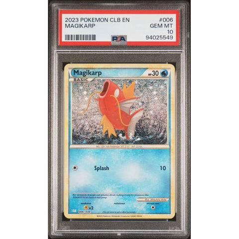2023 POKEMON CLASSIC COLLECTION MAGIKARP 006/034 PSA 10