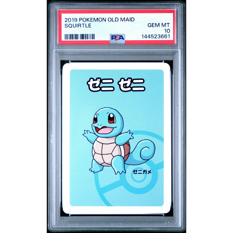 2019 POKEMON OLD MAID SQUIRTLE PSA 10