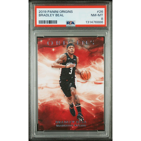 2019 PANINI PANINI ORIGINS BRADLEY BEAL 26 PSA 8