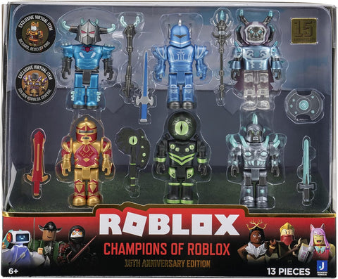 Roblox - Champions of Roblox Action Figure 6-Pack 15th Anniversary Edition