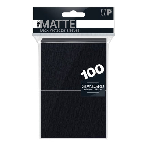 Ultra Pro - PRO LINE -DECK PROTECTOR STANDARD - 100ct PRO-MATTE Black