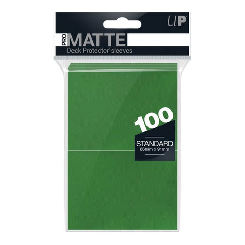 Ultra Pro - PRO LINE -DECK PROTECTOR STANDARD - 100ct PRO-MATTE Green