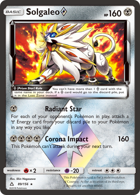 Solgaleo Prism Star - 89/156