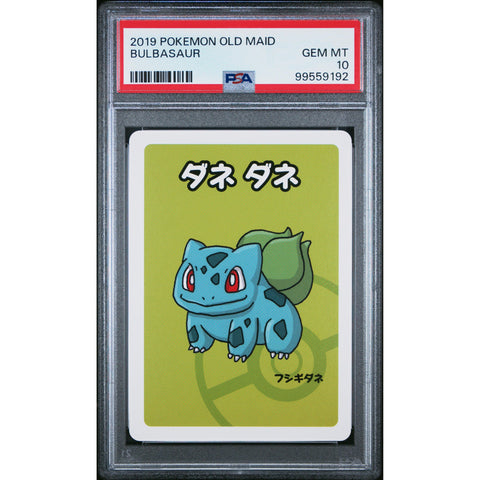 2019 POKEMON JPN OLD MAID BULBASAUR PSA 10