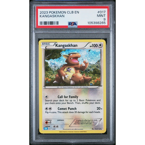 2023 POKEMON CLASSIC COLLECTION KANGASKHAN 017/034 PSA 9